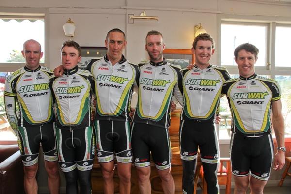 The SUBWAY&#174; Pro Cycling team dominated the opening round of the Benchmark Homes Tour near Nelson on Saturday.  